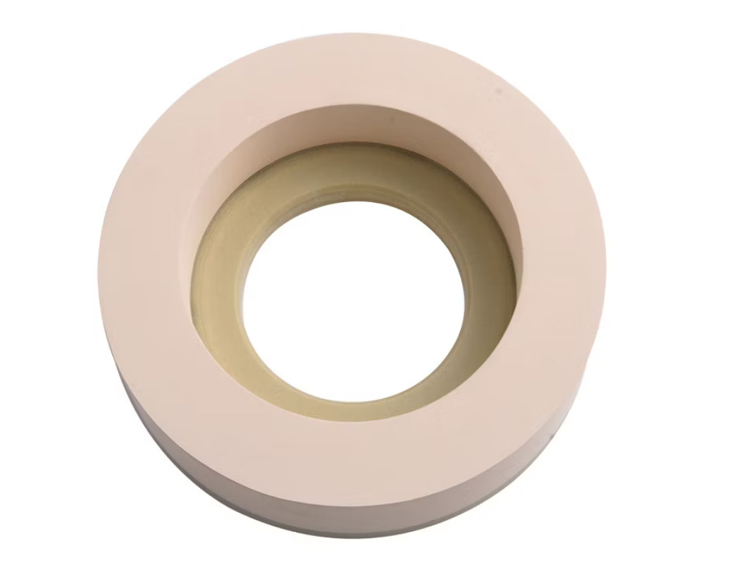 Customizable cerium oxide wheel for industrial glass grinding machines
