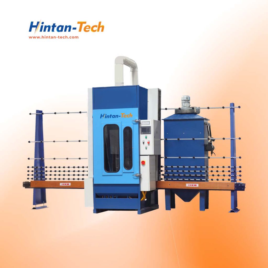 Automatic Vertical Glass Sandblasting Machine