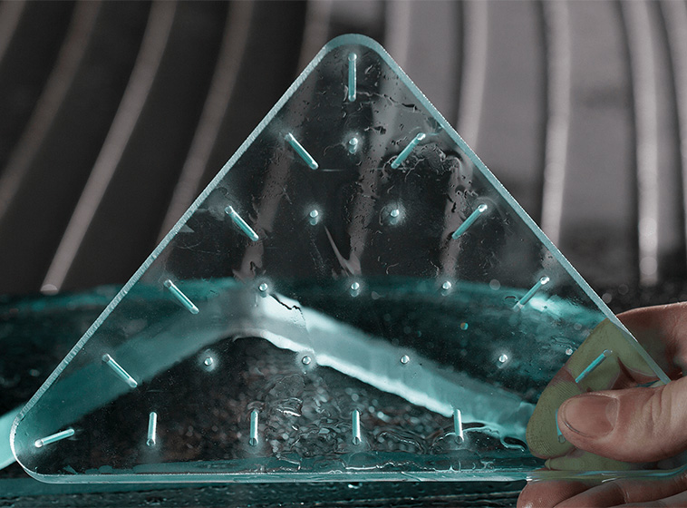 Robotic waterjet system for high-volume automotive glass production